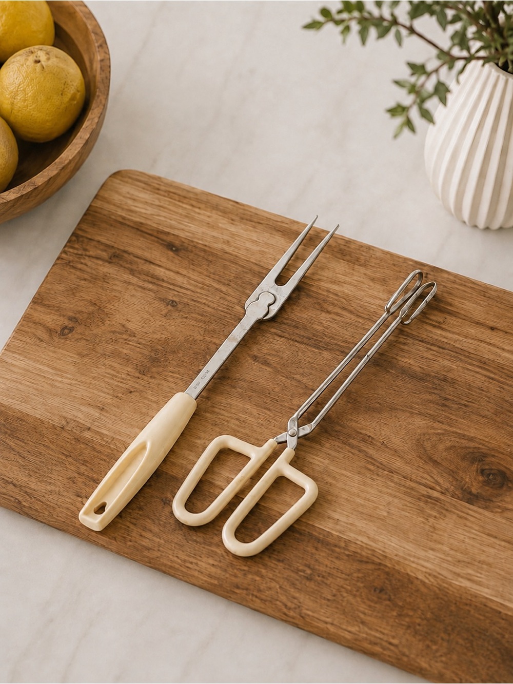 Vintage Kitchen Tool Ecko Tongs Koco Fork